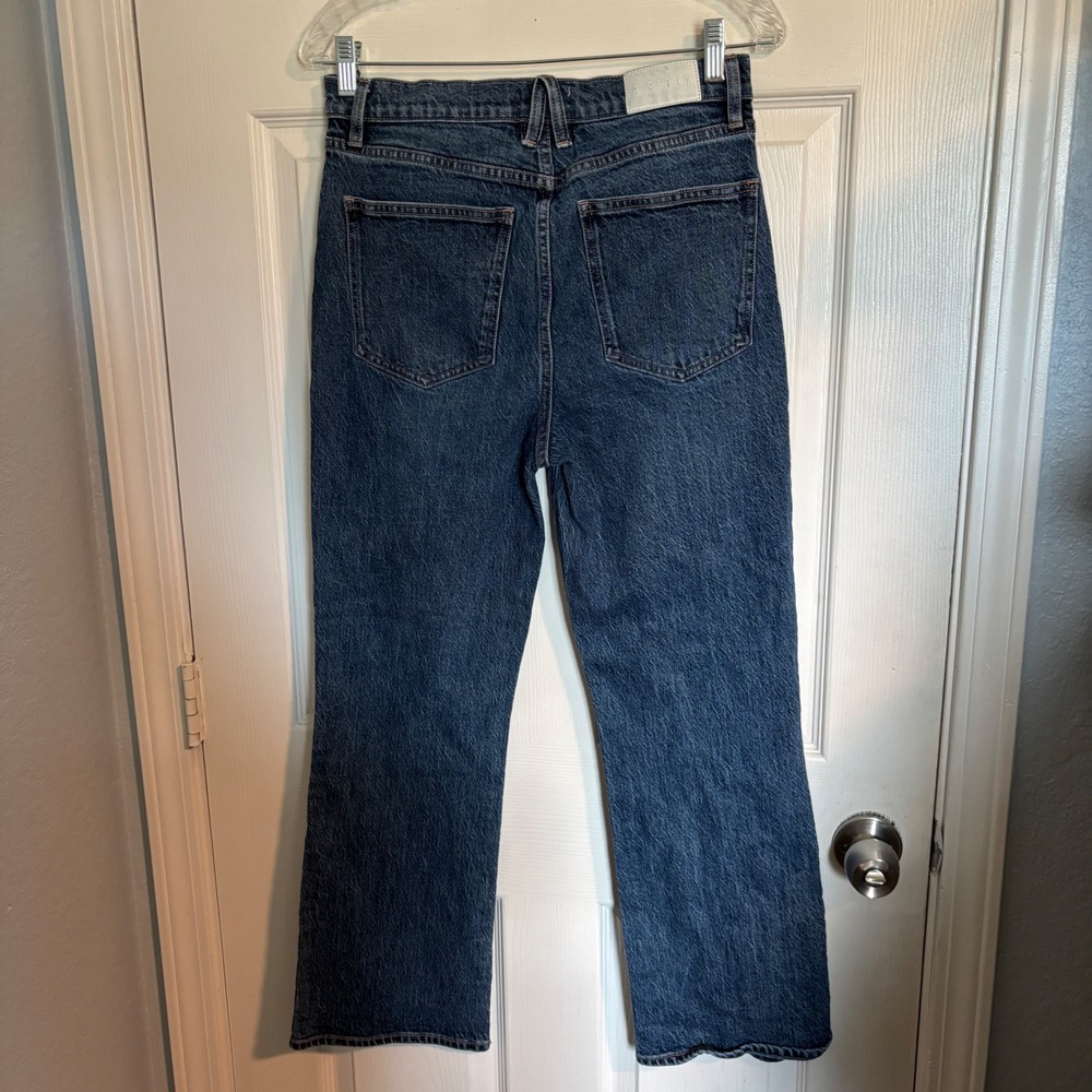 Pistola Women's Chic Victory High Rise Straight Leg Timeless Jeans Blue Denim 28 - Picture 4 of 13